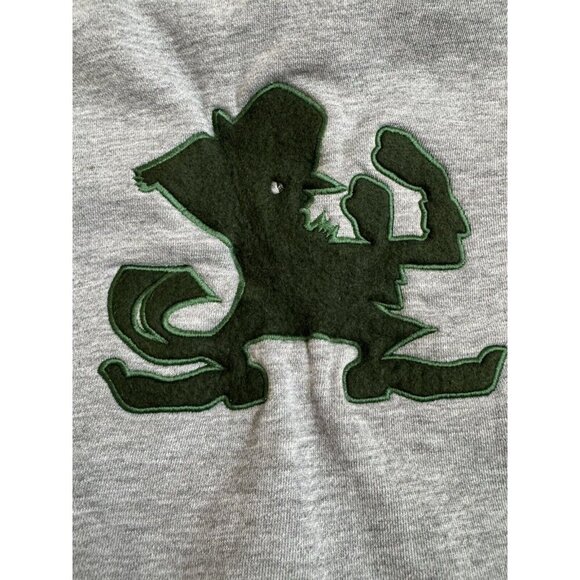 90s Notre Dame Stitched Jansport Sweatshirt Fighting Irish Small Vintage 42” Men - Picture 9 of 11